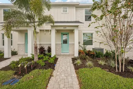 New construction Townhouse house 4426 Sunset Garden St, Bradenton, FL 34210 plan Carmel - Townhomes - image