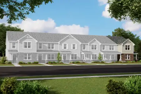New construction Townhouse house 3800 Cheyney Park Dr, Charlotte, NC 28269 plan Oliver - image