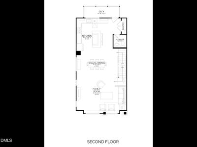 New construction Townhouse house 2401 Adrift Rd, Fuquay Varina, NC 27526 plan Atlas End Unit - image 4