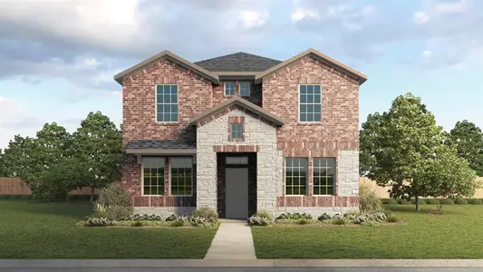 New construction Single-Family house 2628 Gladewater Rd, Celina, TX 75009 plan Oscar - image