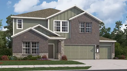 New construction Single-Family house 200 Corniche Cir, Hutto, TX 78634 plan Claiborne - image