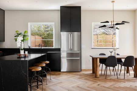 Kitchen and dining area.