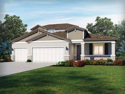 New construction Single-Family house 1713 Draughton Dr, Zephyrhills, FL 33541 plan Paloma - image