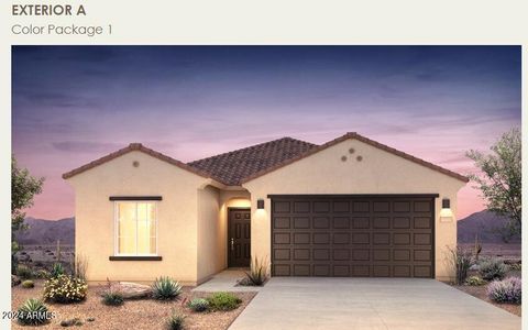 New construction Single-Family house 2533 S 243Rd Drive, Buckeye, AZ 85326 Verbena- photo 0