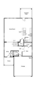 This floor plan features 4 bedrooms, 2 full baths, 1 half bath and over 2,500 square feet of living space.