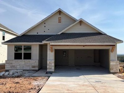 New construction Single-Family house 121 Holzinger Bend, Bastrop, TX 78602 Livingston Homeplan- photo 0