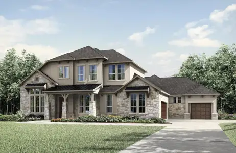 New construction Single-Family house 396 Waters View Ct, Dripping Springs, TX 78620 plan Colinas II - image