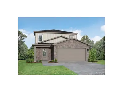 New construction Single-Family house 7318 Cypress Gate, Converse, TX 78109 plan The San Marcos F - image