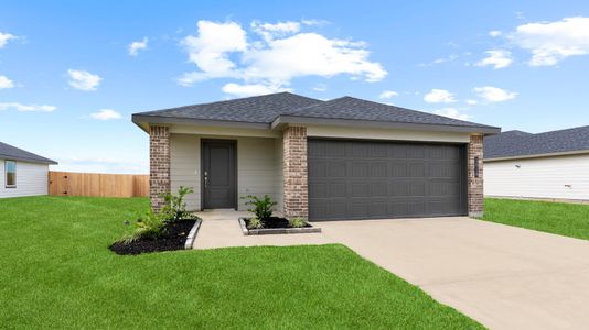 New construction Single-Family house 1708 Zander Ct, Alvin, TX 77511 plan Caprock - image