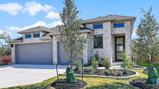 New construction Single-Family house 369 Prickly Poppy Loop, Niederwald, TX 78640 Design 2263W- photo 11 11