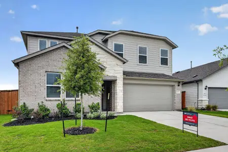 New construction Single-Family house 206 Childress St, Hutto, TX 78634 plan Warbler - image
