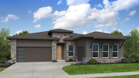 New construction Single-Family house 179 Wild Horse Dr, Cedar Creek, TX 78612 plan Allendale - image