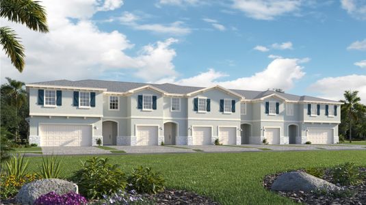 New construction Townhouse house 4348 Hammock Grove Dr, Lake Worth, FL 33467 Chestnut- photo 0 0