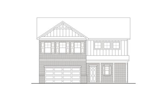 New construction Single-Family house 2076 Layla Ln, White House, TN 37188 plan The Brooke - image