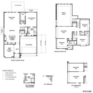 New construction Single-Family house 21219 Prince Of Orange Ln, Cypress, TX 77433 plan Bridgeland 50's: Vienna - image 3