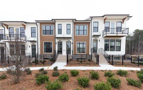 New construction Townhouse house 328 Olmstead Way, Unit 40, Alpharetta, GA 30022 Barnsley II- photo 0