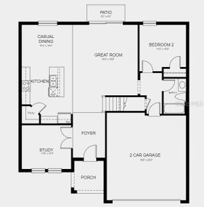 Structural options added include; Covered lanai, and 3-car garage