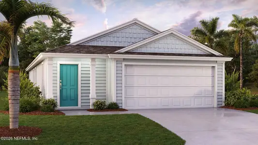 New construction Single-Family house 27 Divot Pl, Bunnell, FL 32110 plan Willow - image