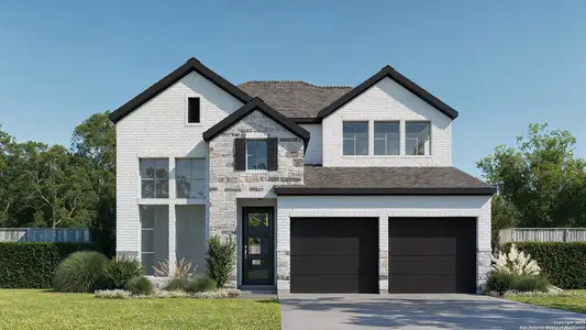 New construction Single-Family house 14521 Chaparral Run, San Antonio, TX 78254 plan 2593W - image