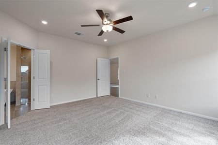 New construction Single-Family house 257 Ironshoe Trl, Liberty Hill, TX 78642 Willow- photo 21 21