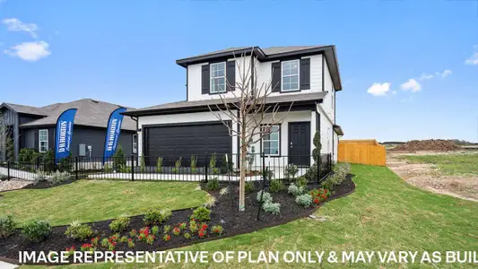 New construction Single-Family house 12114 Monarch Wing Dr, Mustang Ridge, TX 78610 plan The Hanna - image
