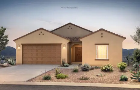 New construction Single-Family house 25173 W Chanute Pass, Buckeye, AZ 85326 plan Poppy - image