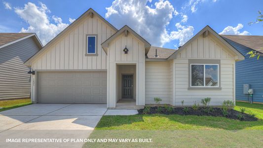 New construction Single-Family house 1717 Windsor Blvd, Lockhart, TX 78644 The Ashburn- photo 0