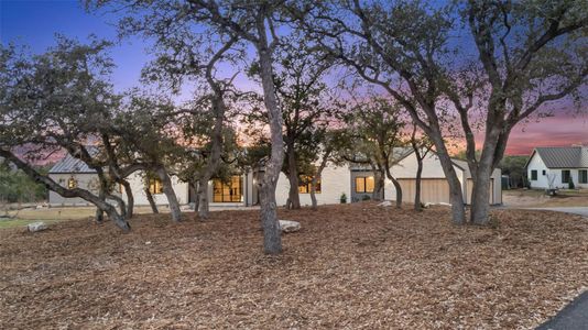 Front Elevation at Sunset