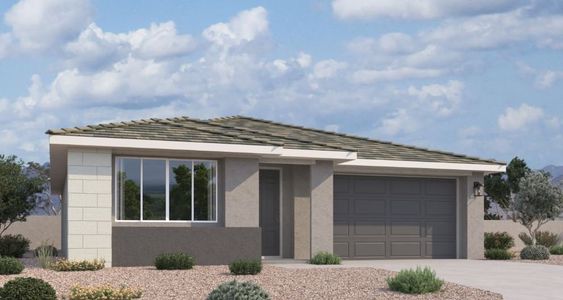 New construction Single-Family house 2297 E Wagon Wheel Ln, San Tan Valley, AZ 85140 Violet Homeplan- photo 0