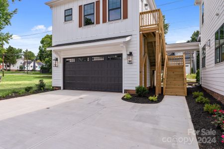 Garage and extra living space above garage