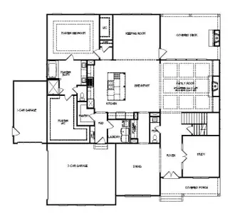 New construction Single-Family house 3435 Dr Bramblett Rd, Cumming, GA 30028 plan Brentwood 2 - image 5