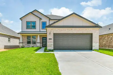 New construction Single-Family house 3502 Windmill Palm Dr, Manvel, TX 77578 plan Madison - image