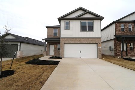 Craftsman-style house with a garage