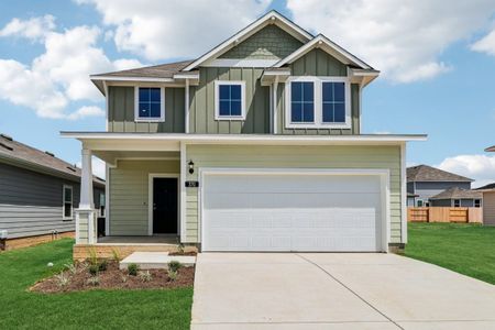 New construction Single-Family house 370 Golden Paint Trl, Liberty Hill, TX 78642 plan Cascade 2595 - image