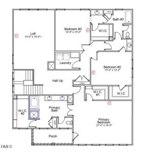 New construction Single-Family house 3011 Bayou St, Graham, NC 27253 plan Webster II - image