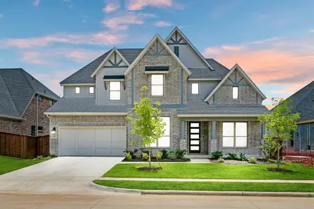 New construction Single-Family house 4241 Clydesdale Dr, Aubrey, TX 76227 Haskell II- photo 0