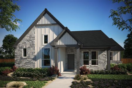 New construction Single-Family house 436 Treadwell Ln, Kyle, TX 78640 plan Bellwood - image