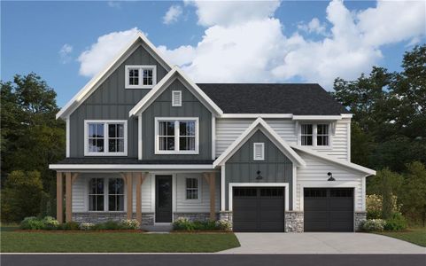 New construction Single-Family house 115 Wood Grove Ln, Canton, GA 30114 Pearson- photo 0