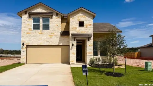 New construction Single-Family house 135 Hazel Peak, Boerne, TX 78006 plan The Caspian - image