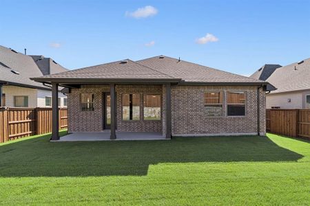 New construction Single-Family house 1536 Creekside Dr, Van Alstyne, TX 75495 plan The Paseo - image