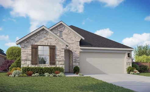 New construction Single-Family house 13705 Tucker Hedge Pass, Elgin, TX 78621 Enclave Series - Bermuda- photo 0 0