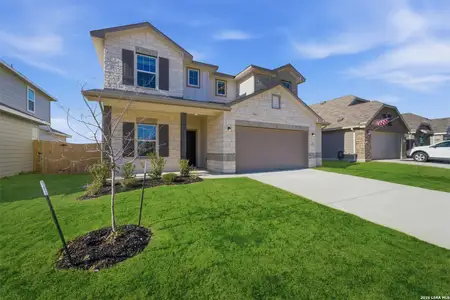 New construction Single-Family house 3575 Starbright Dr, New Braunfels, TX 78130 plan Blanco - image