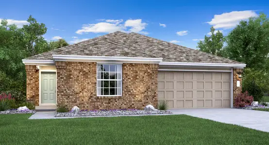 New construction Single-Family house 18024 Prairie Falcon Wy, Pflugerville, TX 78660 plan Cardwell 20x20 Garage - image