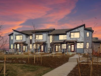 New construction Townhouse house 21163 E. 63Rd Drive, Aurora, CO 80019 The Orchard- photo 0