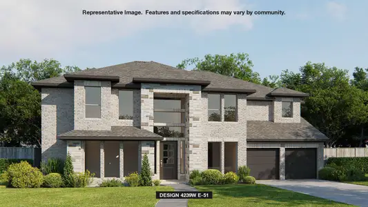 New construction Single-Family house 1065 Sunset Hill Wy, Georgetown, TX 78628 plan 4239W - image