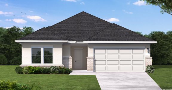 New construction Single-Family house 17427 Yellow Pine Dr, Elmendorf, TX 78112 - image