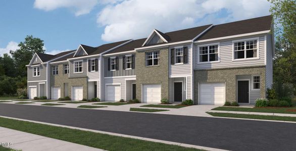 New construction Townhouse house 100 S Chubb Ridge, Clayton, NC 27520 - photo 0