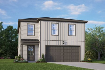 New construction Single-Family house 8518 Partida, San Antonio, TX 78222 plan The Brazos A - image