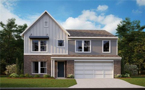 New construction Single-Family house 231 Sage Woods Wy, Dallas, GA 30132 plan Breckenridge - image