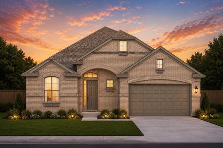 New construction Single-Family house 325 Ridgewell Lp, Georgetown, TX 78633 plan Branford - image